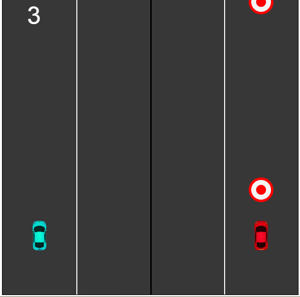 The Parallel Cars Game in JavaScript Free Source Code SourceCodester